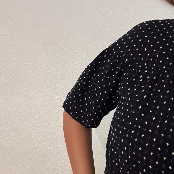 Madewell Dobby V-Neck Tiered Midi Dress - Picture 10 of 10